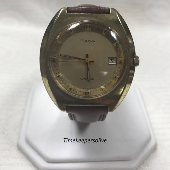 A017 Vintage Authentic Bulova Swiss Wrist Watch